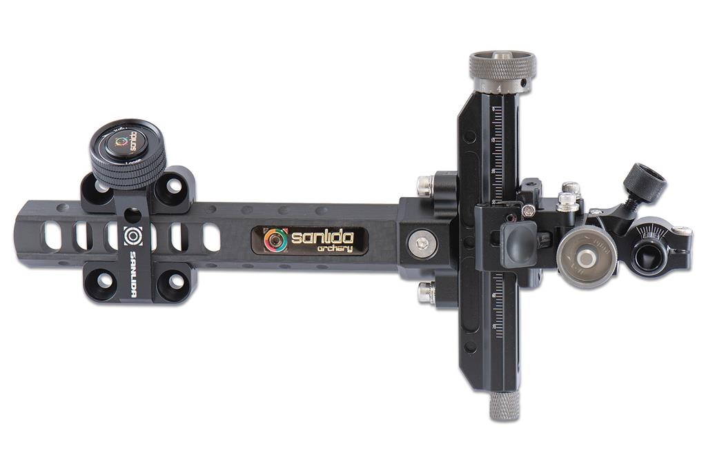 Спортивный прицел для блочного лука Sanlida Carbon X10 6" v2