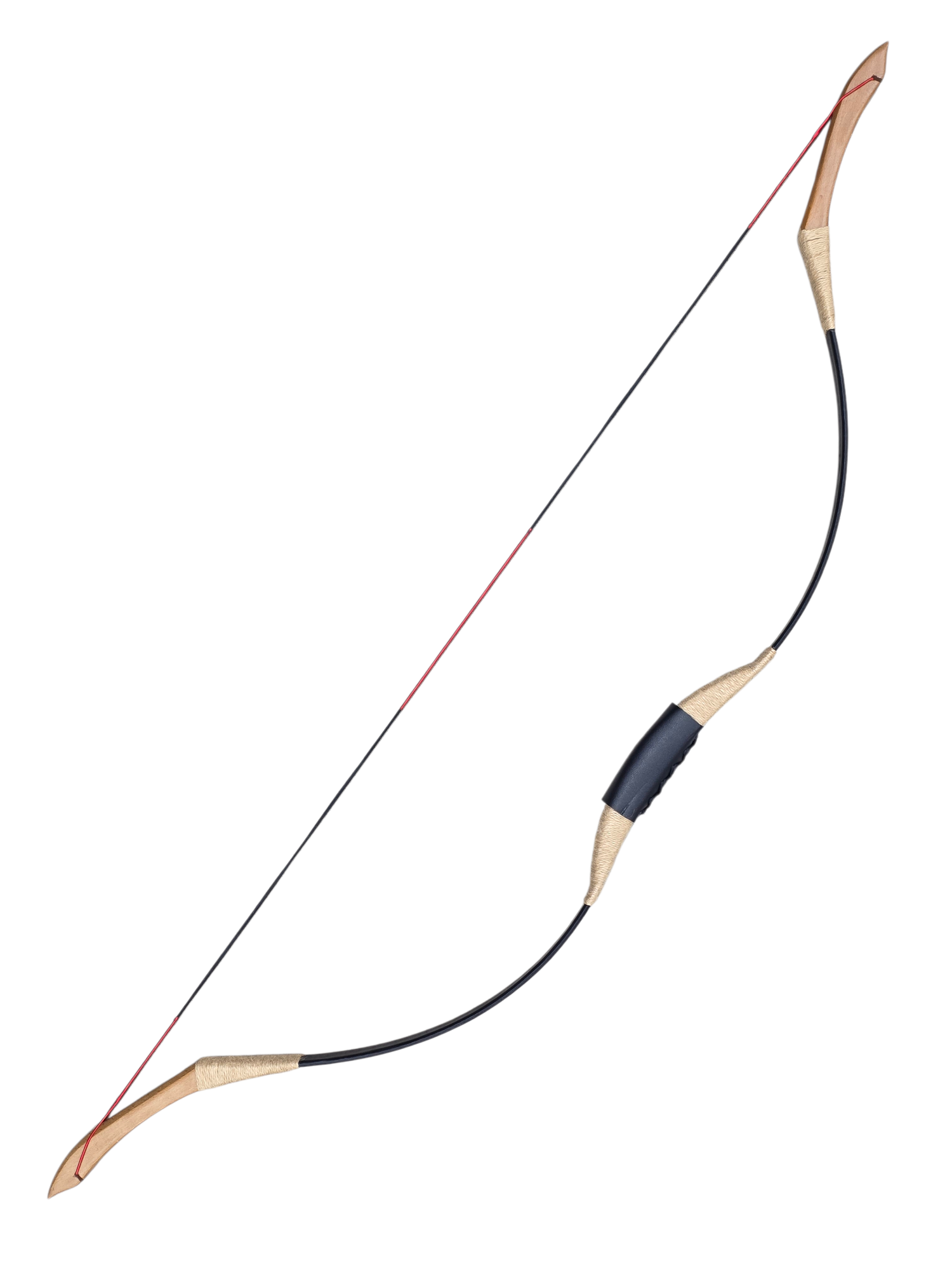 Традиционный монгольский лук Монгол Черный 30 фунтов