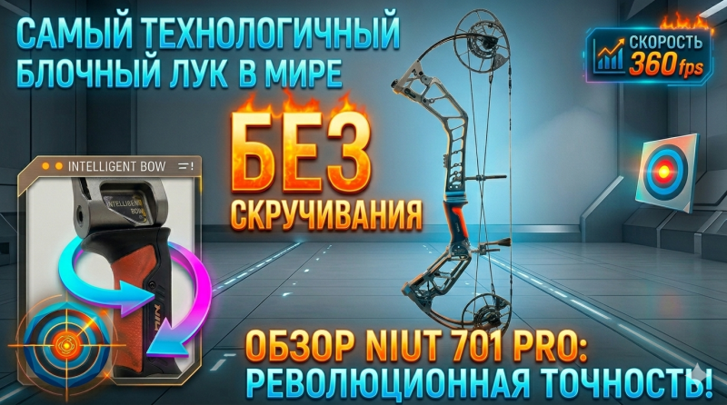 Самый технологичный лук в мире- NIUT 701 PRO, инновации в деталях. 