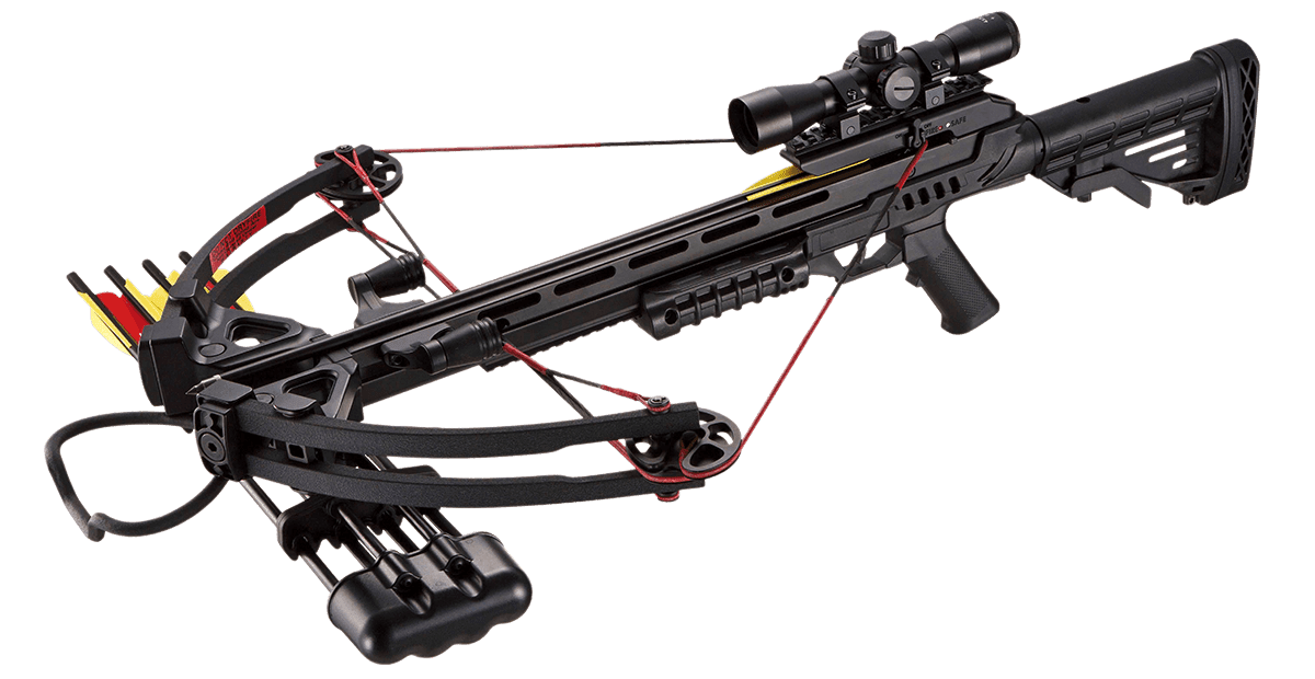 товар Арбалет блочный MK-XB52 черный + плечи