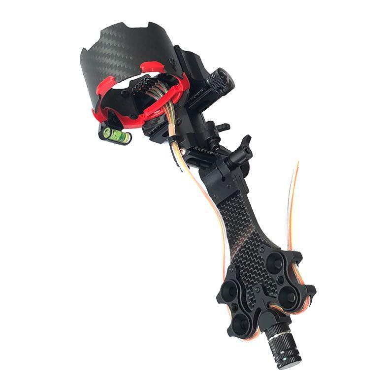Недорогой карбоновый прицел для блочного лука AXT Carbon Micro 5 pin