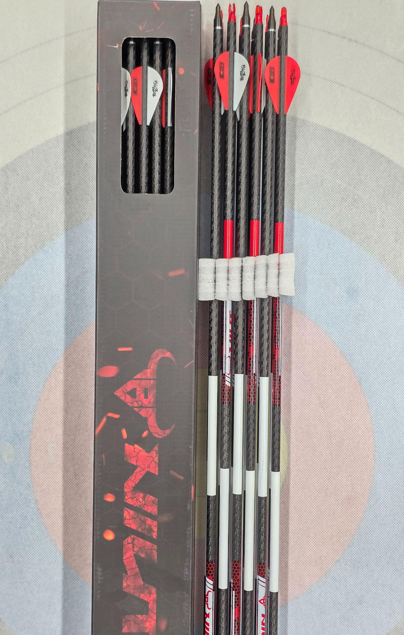 Стрела лучная карбоновая Niut Fire Hunter 3K 12 шт