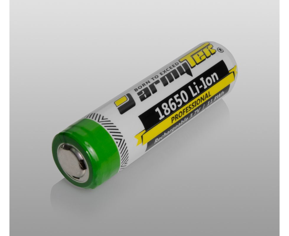 Аккумулятор Armytek 18650 Li-Ion c защитой 3200 mAh																							