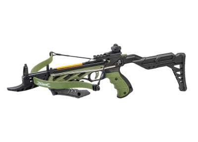  Арбалет-пистолет Alligator с прикладом Зеленый